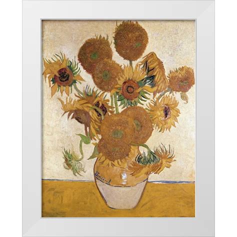 Van Gogh Vincent 15x18 White Modern Wood Framed Museum Art Print