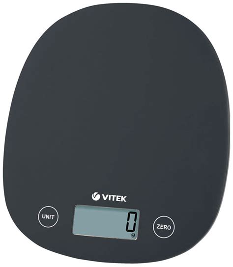 Электронные Кухонные весы VITEK VT-7997, темно-серый купить по низкой ...