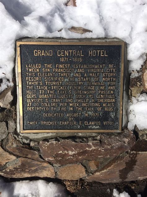 Read the Plaque - Grand Central Hotel