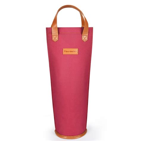 Tirrinia Single Wine Cooler Bags Insulated Padded Portable Wine