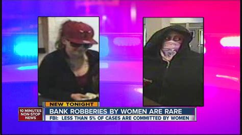 Authorities Say Bank Robberies By Women Are Rare Youtube