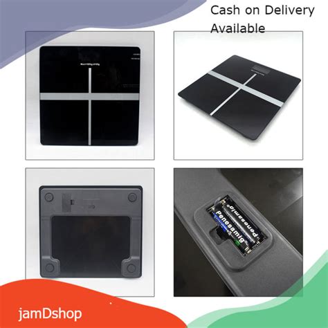 Jamdshop Thick Tempered Glass Electronic Personal Bathroom Weighing