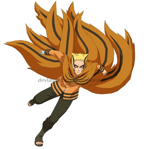 Boruto Naruto Next Generation Naruto Baryon Mode By Iennidesign On