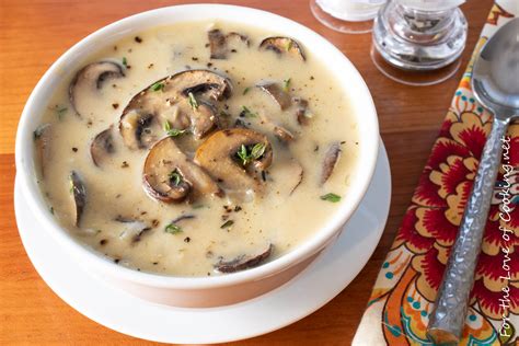 Creamy Roasted Mushroom Soup For The Love Of Cooking