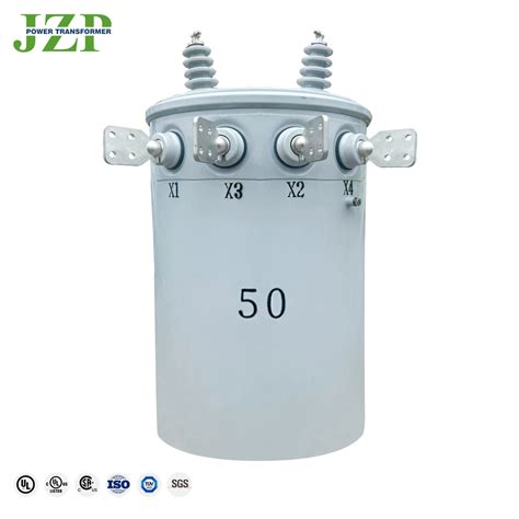 Custom Pole Mounted Transformer Price 75kva 100kva 200kva 13800V Single