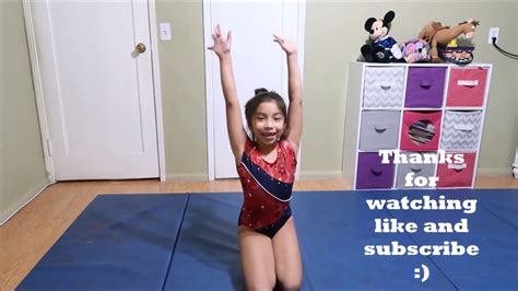 Level 3 Floor Routine Gymnastics [practice] Youtube