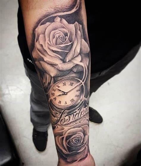 Top 55 Best Rose Tattoos For Men Improb Cool Arm Tattoos Rose