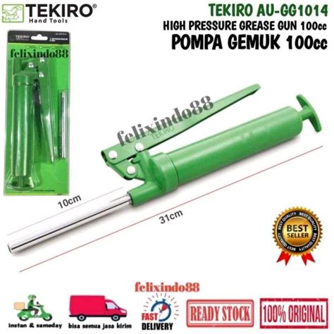 Promo Pompa Gemuk Tekiro 100cc Tangan Stempet Besar Original Hand