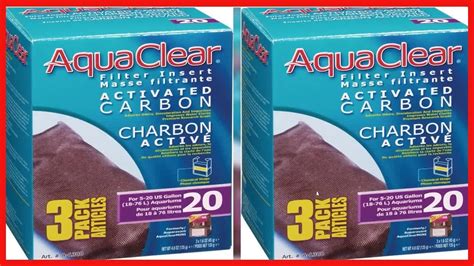 Aquaclear Activated Carbon Inserts Aquarium Filter Replaceme Youtube