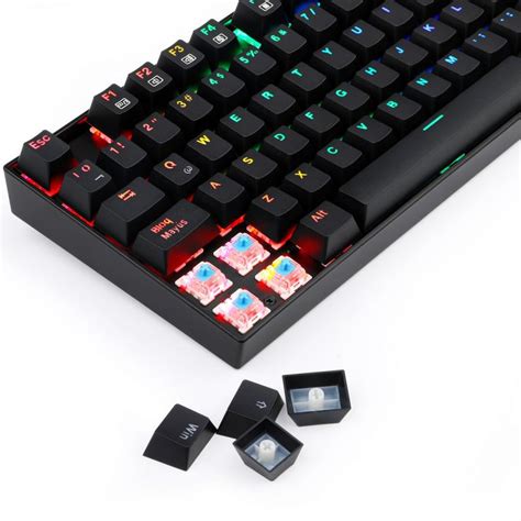 Teclado Redragon Mitra K Rgb Mecanico Switch Blue Gaming Espa Ol