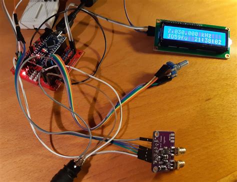 LA3ZA Radio Electronics Si5351 GPS Corrected VFO Up And Running