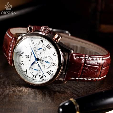 Buy Classic Orkina 6 Hands Mens Luxury Brand Watches