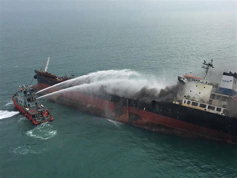 Hong Kong Oil Tanker Explodes Off Coast Herald Sun