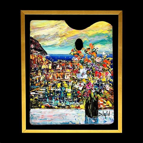 Vernazza Night19.5'' x 15.5''Framed - Duaiv