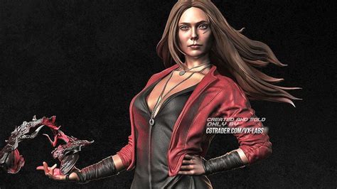 Scarlet Witch Wanda Maximoff 3d Model 3d Printable Cgtrader