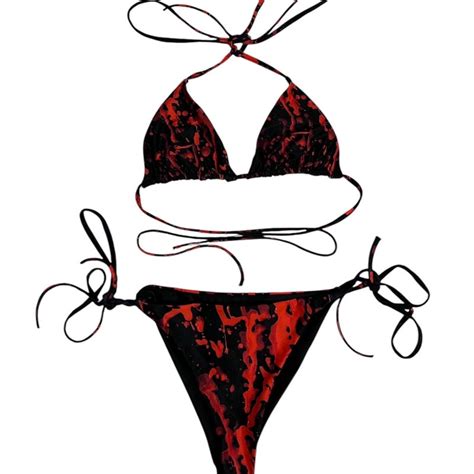 Skull Bikini Etsy