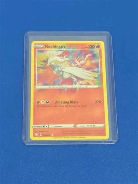 Pok Mon Tcg Reshiram Shining Fates Holo Amazing Rare