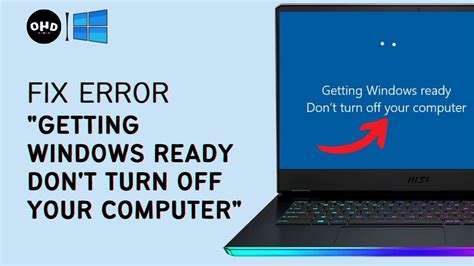 Fix Getting Windows Ready Don T Turn Off Your Computer Occurring