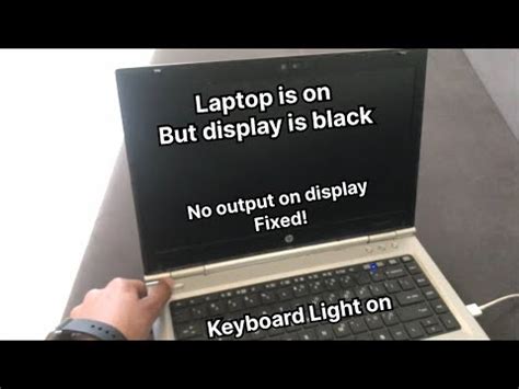 Pc Turns On But No Display Keyboard Light Is On But No Output On