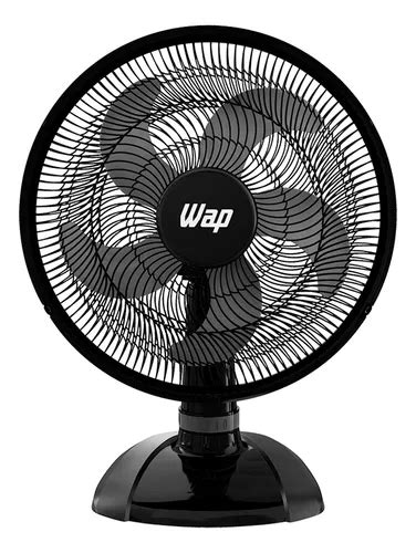 Ventilador Wap Rajada Turbo W130 Mesa 50cm 127v 5 Pás Preto Frete grátis