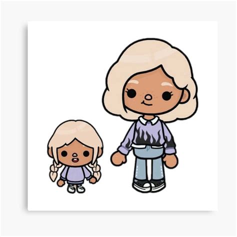 Toca Life Box Toca Boca Cute Canvas Print For Sale By Art Art69