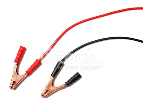 Jumper Cables On White Stock Photo | Royalty-Free | FreeImages