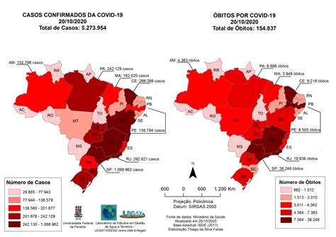 A PANDEMIA Em Mapas COVID 19 No Brasil Universidade Federal Da