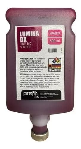 Tinta Eco Solvente Magenta Lumina Dx Dx Dx Xp