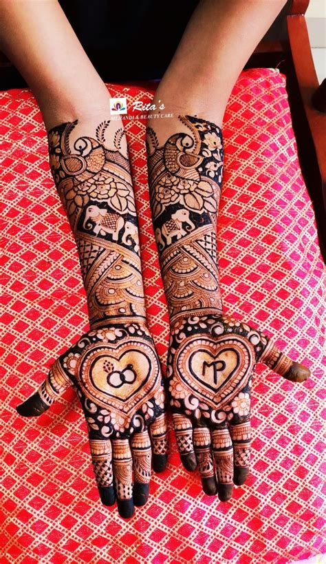 Engagement Mehndi Designs