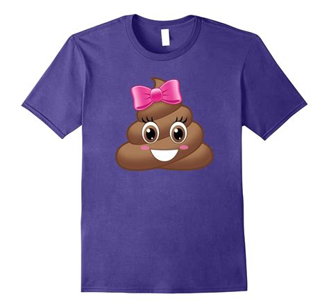 Poop Emoji Pink Bow Cute T Shirt Cl Colamaga