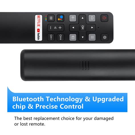 Snapklik Voice Replacement For TCL Android TV Remote New Upgraded