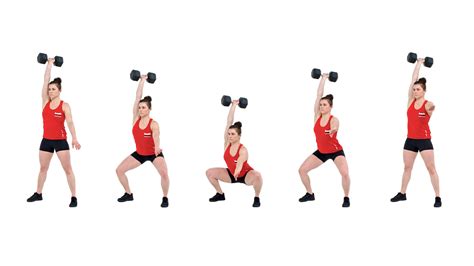 Crossfit The Dumbbell Overhead Squat