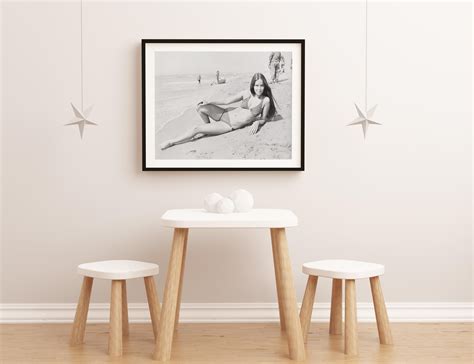 Unknown - Barbara Bach: Sexy 007 Bond Girl in Bikini Fine Art Print For