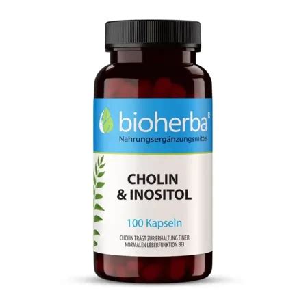 Cholin Inositol 100 Kapseln Pro Bioherba