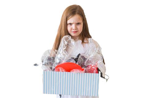 Child And Plastic Pollution Ruin Holiday Scene Activity No Indoor