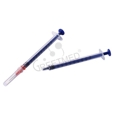 Hot Sale High Quality 1ml Disposable Tuberculin Syringe With Needle Or