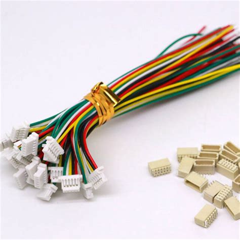 20 Sets Micro Jst Cable Sh 10mm 5 Pin Connector Plug Male With Cable And Female Ebay