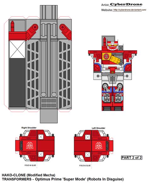 Hako Clone Optimus Prime RID 2of2 By CyberDrone On DeviantArt