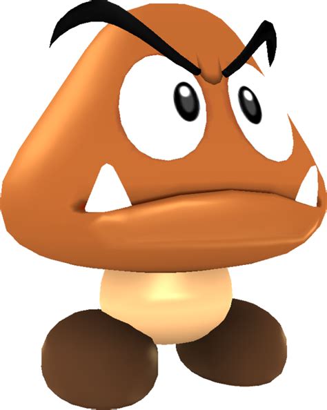 File SMG Asset Model Big Goomba Png Super Mario Wiki The Mario