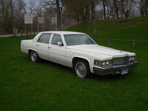 1979 Cadillac Coupe Deville Delegance White 4 Door Full Size Luxury