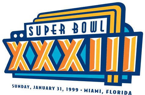 Super Bowl Xxxii - Super Bowl Xxxiii Logo - Free Transparent PNG ...