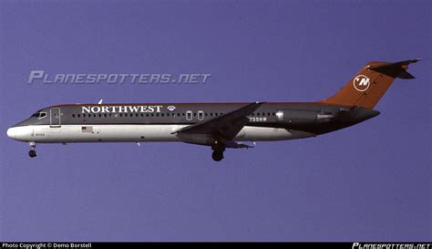 N755NW Northwest Airlines McDonnell Douglas DC 9 41 Photo By Demo