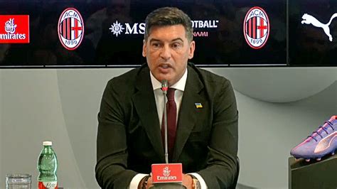 Fonseca Ha Le Idee Chiare Per Il Suo Nuovo Milan Voglio Una Squadra