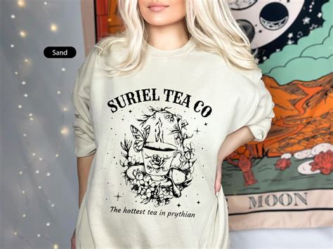 Vintage Suriel Tea Co Tshirt Acotar Sweatshirt Bookish Sarah J Maas