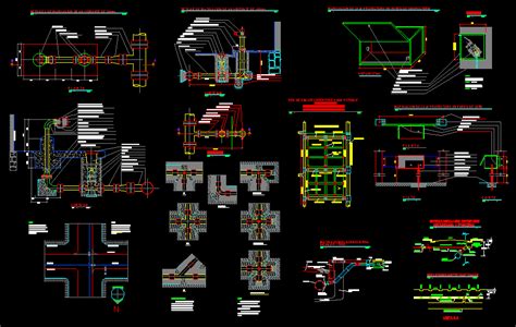 Drinking Water Distribution Network Accessories In Autocad Cad Library