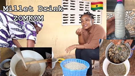 How To Make Africas Most Healthiest Drink Zomkom Millet Spicy