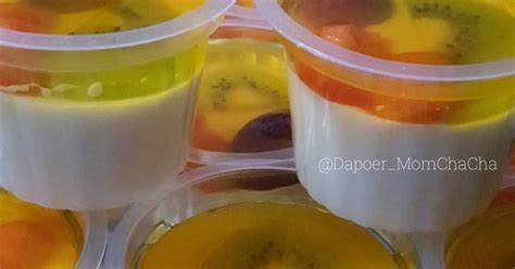 42 Resep Puding Cup Buah Segar Enak Dan Sederhana Cookpad