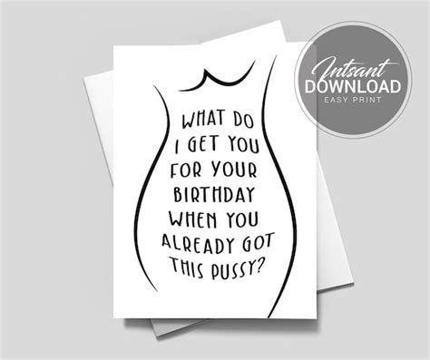 Paper Funny DILF Card Dirty Birthday Card For Husband Fiance Funny ...