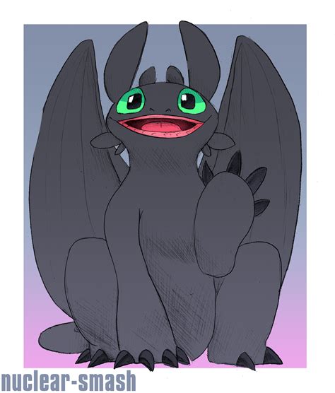 Pr Toothless By Nuclear Smash On Newgrounds