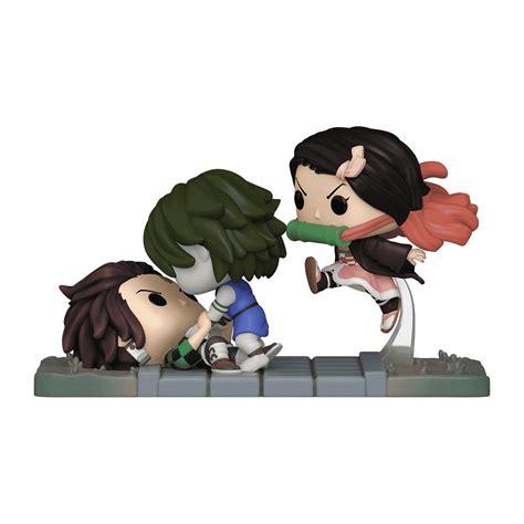 Buy Pop! Moment Tanjiro & Nezuko vs. Temple Demon at Funko.